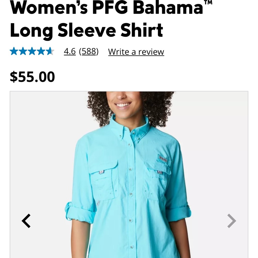 Columbia Bahama PFG shirt